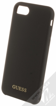Guess Silicone Logo ochranný kryt pro Apple iPhone 7, iPhone 8 (GUHCI8LSGLBK) černá (black)