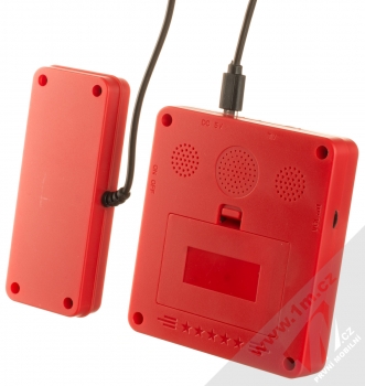 K5 Game Box Plus 500 in 1 herní konzole s přídavným ovladačem červená (red) zezadu