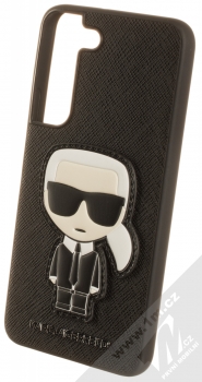 Karl Lagerfeld Ikonik Karl Patch ochranný kryt pro Samsung Galaxy S22 5G (KLHCS22SOKPK) černá (black)