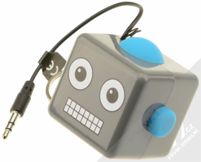 KitSound Mini Buddy Robot reproduktor pro mobilní telefon, mobil, smartphone šedá (grey)