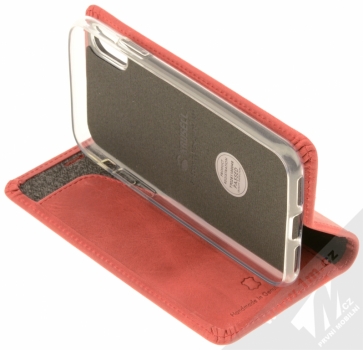 Krusell Sunne FolioWallet flipové pouzdro pro Apple iPhone X červená (red) stojánek