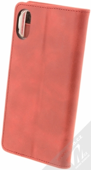 Krusell Sunne FolioWallet flipové pouzdro pro Apple iPhone X červená (red) zezadu