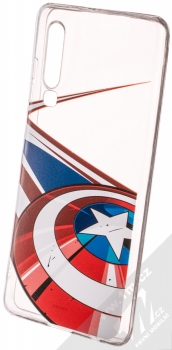 Marvel Kapitán Amerika 008 TPU ochranný silikonový kryt s motivem pro Huawei P30 průhledná (transparent)