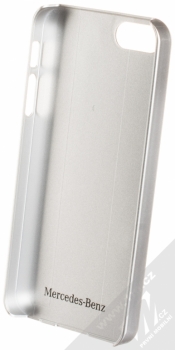 Mercedes Wave III Hard Case ochranný kryt pro Apple iPhone 5, iPhone 5S, iPhone SE (MEHCPSECUSRE) červená stříbrná (red silver) zepředu
