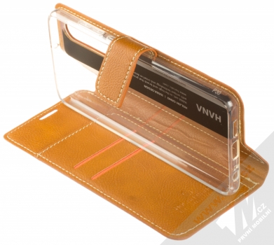 Molan Cano Issue Diary flipové pouzdro pro Huawei P30 hnědá (brown) stojánek