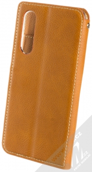 Molan Cano Issue Diary flipové pouzdro pro Huawei P30 hnědá (brown) zezadu