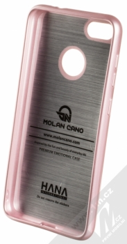 Molan Cano Jelly Case TPU ochranný kryt pro Huawei P9 Lite Mini růžově zlatá (rose gold) zepředu