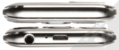 MyPhone Maestro stříbrná (silver) seshora a zezdola