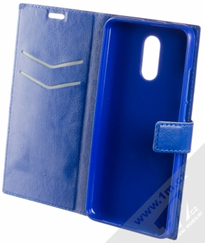 MyPhone BookCover flipové pouzdro pro MyPhone Prime 18x9 tmavě modrá (navy blue) otevřené