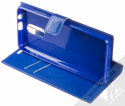 MyPhone BookCover flipové pouzdro pro MyPhone Prime 18x9 tmavě modrá (navy blue) stojánek