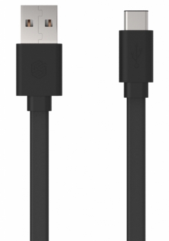 Nillkin Cable plochý USB kabel s USB Type-C konektorem pro mobilní telefon, mobil, smartphone, tablet černá (black)