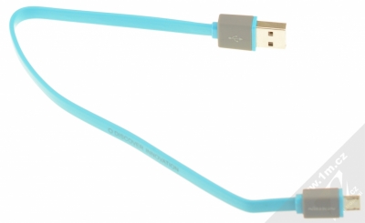 Nillkin Mini Cable plochý USB kabel s microUSB konektorem pro mobilní telefon, mobil, smartphone, tablet modrá (blue) balení