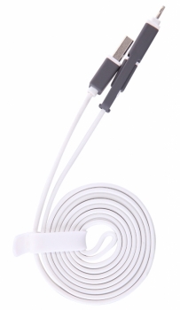 Nillkin Plus Cable plochý USB kabel 2v1 s Apple Lightning konektorem a microUSB konektorem komplet