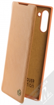 Nillkin Qin flipové pouzdro pro Samsung Galaxy Note 10 hnědá (brown)