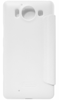 Nillkin Sparkle flipové pouzdro pro Microsot Lumia 950, Lumia 950 Dual Sim bílá (aurora white)