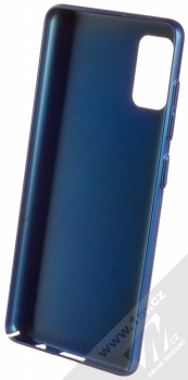 Nillkin Super Frosted Shield ochranný kryt pro Samsung Galaxy A41 modrá (peacock blue) zepředu