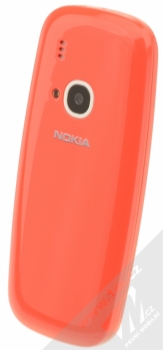 NOKIA 3310 DUAL SIM (2017) červená (warm red) šikmo zezadu