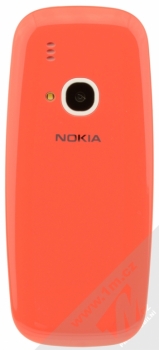 NOKIA 3310 DUAL SIM (2017) červená (warm red) zezadu