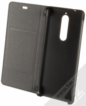 Nokia CP-307 Flip Cover originální flipové pouzdro pro Nokia 5.1 černá (black) otevřené