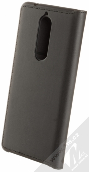 Nokia CP-307 Flip Cover originální flipové pouzdro pro Nokia 5.1 černá (black) zezadu