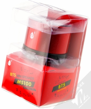 O+ MS100 Bluetooth reproduktor červená (red) krabička