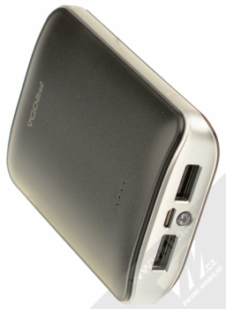 Proda PPL-22 Mink PowerBank záložní zdroj 10000mAh pro mobilní telefon, mobil, smartphone, tablet černá (black) konektory