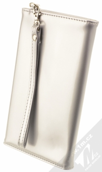 Puro Metal Duo pouzdro psaníčko a ochranný kryt pro Apple iPhone 7 stříbrná (silver) pouzdro zezadu