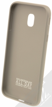 Roar All Day TPU ochranný kryt pro Samsung Galaxy J3 (2017) šedá (grey) zepředu