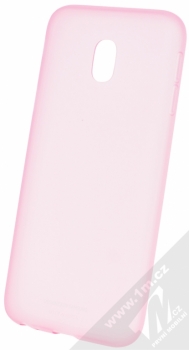 Samsung EF-AJ330TP Jelly Cover originální ochranný kryt pro Samsung Galaxy J3 (2017) růžová průhledná (pink)