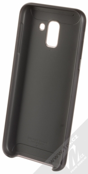 Samsung EF-PJ600CB Dual Layer Cover originální ochranný kryt pro Samsung Galaxy J6 (2018) černá (black) zepředu