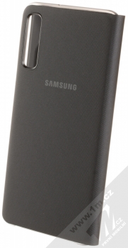 Samsung EF-WA750PB Wallet Cover originální flipové pouzdro pro Samsung Galaxy A7 (2018) černá (black) zezadu