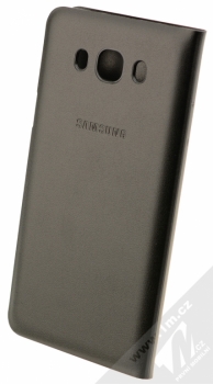 Samsung EF-WJ710PB Flip Wallet originální flipové pouzdro pro Samsung Galaxy J7 (2016) černá (black) zezadu