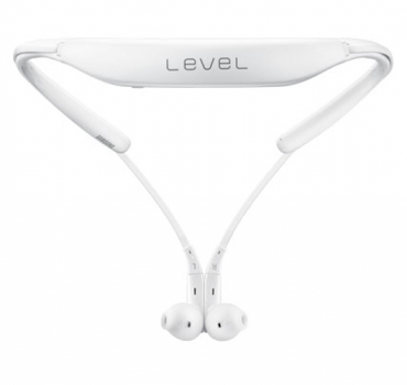 Samsung EO-BG920BW Level U Bluetooth Stereo headset bílá (white) sepnuté zezadu