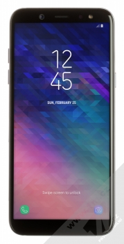 Samsung SM-A600FN/DS Galaxy A6 fialovošedá (lavender) zepředu
