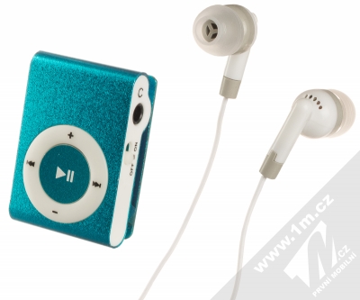 Setty MP3 přehrávač se sluchátky modrá (blue)