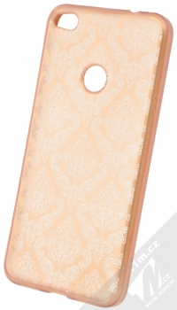 Sligo Ornament TPU ochranný kryt s motivem pro Huawei P9 Lite (2017) růžově zlatá (rose gold)