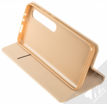 Sligo Smart Magnet Color flipové pouzdro pro Xiaomi Mi 10, Mi 10 Pro zlatá (gold) stojánek