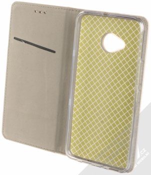 Sligo Smart Magnet flipové pouzdro pro HTC U11 Life zlatá (gold) otevřené