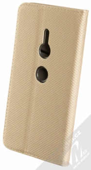 Sligo Smart Magnet flipové pouzdro pro Sony Xperia XZ2 zlatá (gold) zezadu