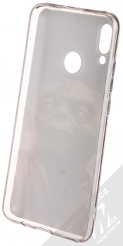 Star Wars Yoda 006 TPU ochranný silikonový kryt s motivem pro Huawei P Smart (2019) šedá (grey) zepředu