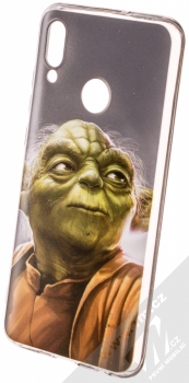 Star Wars Yoda 006 TPU ochranný silikonový kryt s motivem pro Huawei P Smart (2019) šedá (grey)