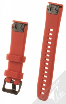 Tactical Diamond Color Strap silikonový pásek na zápěstí s uchycením Garmin QuickFit 20mm červená (red) zezadu