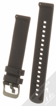 Tactical Diamond Color Strap silikonový pásek na zápěstí s univerzální osičkou 18mm černá (black) zezadu