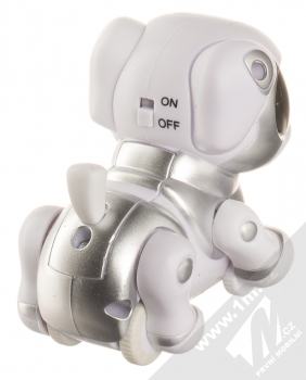 Teksta Babies Štěňátko robotická hračka bílá stříbrná (white silver) zezadu