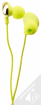 USAMS Ewave sluchátka s mikrofonem a ovladačem zelená (lime green) sluchátka