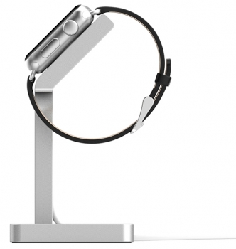 USAMS Stand nabíjecí stojánek pro chytré hodinky Apple Watch stříbrná (silver)