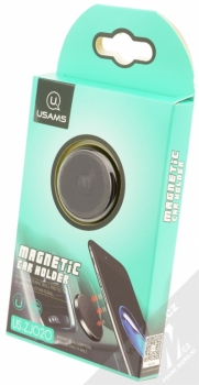 USAMS US-ZJ020 Mini Magnetic Car Holder magnetický držák pro mobilní telefon, mobil, smartphone černá (black) krabička