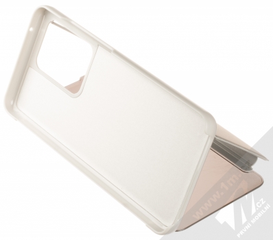 Vennus Clear View flipové pouzdro pro Samsung Galaxy S20 Ultra stříbrná (silver) stojánek