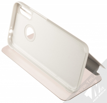 Vennus Clear View flipové pouzdro pro Xiaomi Redmi Note 7 stříbrná (silver) stojánek