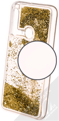 Vennus Liquid Pearl ochranný kryt s přesýpacím efektem třpytek pro Huawei P20 Lite (2019) zlatá (gold)